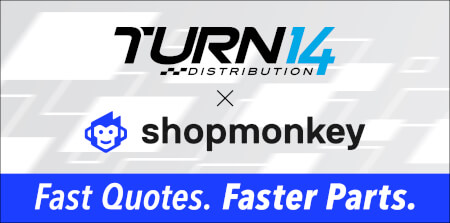 TURN 14 DISTRIBUTION PARTNERS WITH SHOPMONKEY