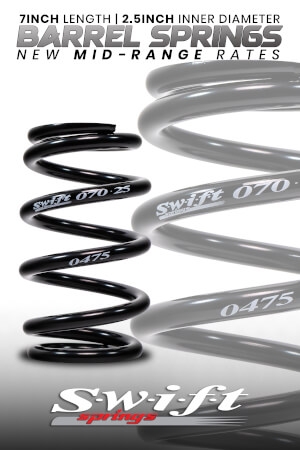 7inch Barrel Springs | 2 New Mid-range Rates