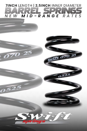 7inch Barrel Springs | 2 New Mid-range Rates