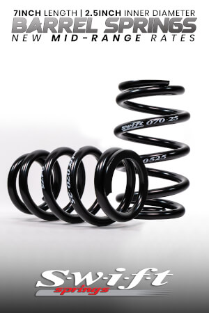 7inch Barrel Springs | 2 New Mid-range Rates
