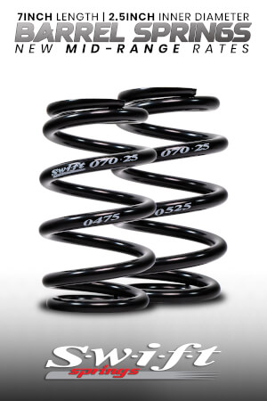 7inch Barrel Springs | 2 New Mid-range Rates