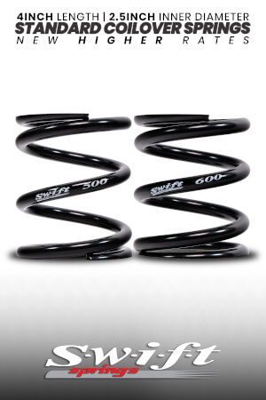 4inch Standard Coilover Springs | 2 New Higher Rates
