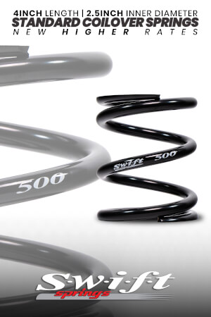 4inch Standard Coilover Springs | 2 New Higher Rates