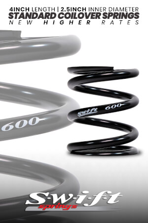 4inch Standard Coilover Springs | 2 New Higher Rates