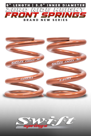 6inch Standard Coilover Zero Ride Height Front Springs |