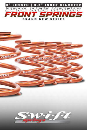 6inch Standard Coilover Zero Ride Height Front Springs |