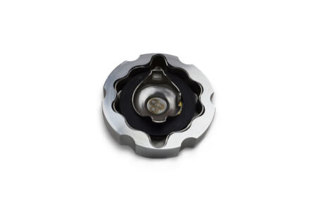 81-200BV Billet Aluminum Vented Tank Cap - Scalloped