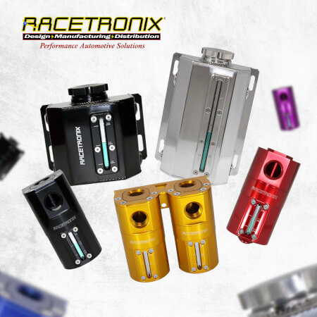 Racetronix Glass View Catch Cans and Tanks