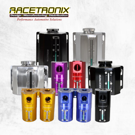 Racetronix Glass View Catch Cans and Tanks