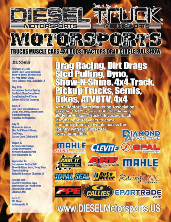 DIESEL Motorsports 2023 schedule -