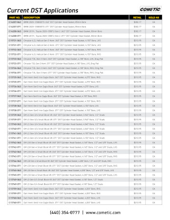 DST Dual Stopper Multi-Layer Steel Head Gaskets