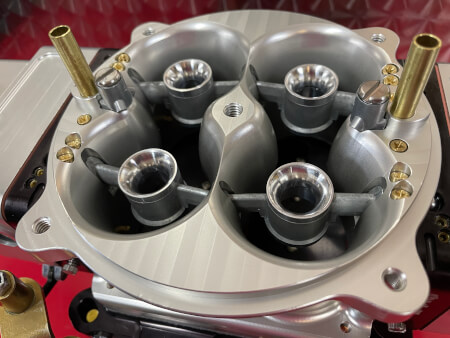 Billet twin blade carburetors