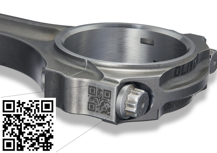 Connecting Rods with QR Code