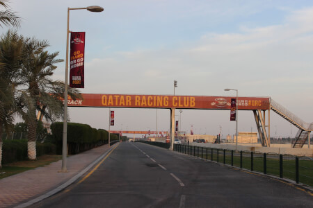 Race Track Signage