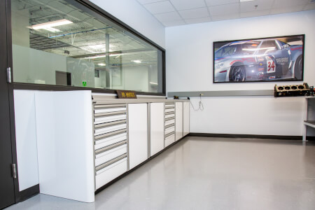 Custom Commercial Shop Cabinets