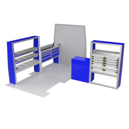 VanPro Cargo Van Shelving Package FT2