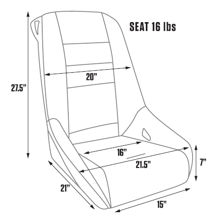 BOMBER™ | SERIES 1630 Racing Seat