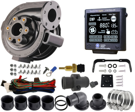 EWP80 COMBO REMOTE ELECTRIC WATER PUMP & CONTROLLER (12V)