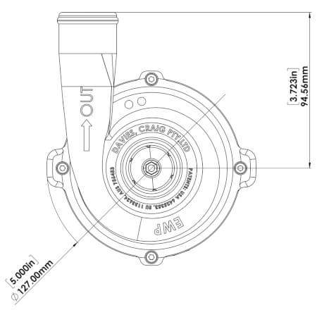 EWP®80 ALLOY REMOTE ELECTRIC WATER PUMP (12V)