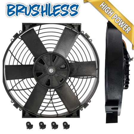Brushless 12" High Power Thermatic® Electric Fan 12V (#0127)