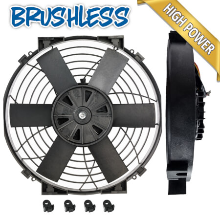 Brushless 10" High Power Thermatic® Electric Fan 12V (#0125)