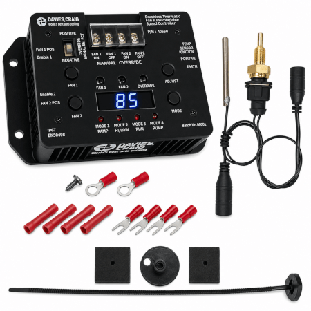 Variable Speed Controller Brushless Fan & EWP 1/4" Sensor