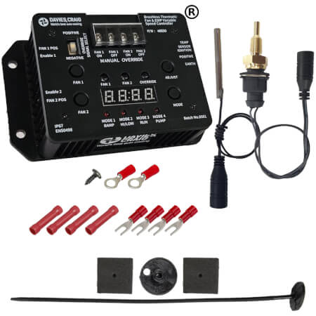 Variable Speed Controller Brushless Fan & EWP 1/8" Sensor