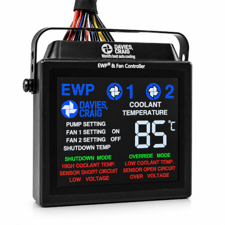 Electric Water Pump & Fan Digital Controller Kit Colour LCD
