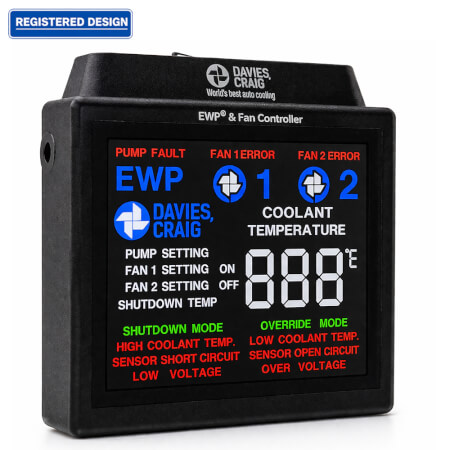 Electric Water Pump & Fan Digital Controller Kit Colour LCD