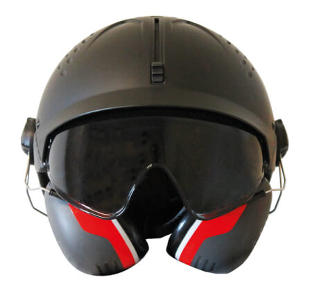New Paoli Pit Stop Helmet With Noise Protection Earmuffs