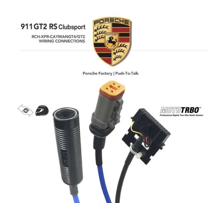 Porsche GT2 RS Clubsport Car Wiring Harness | Racing Radios