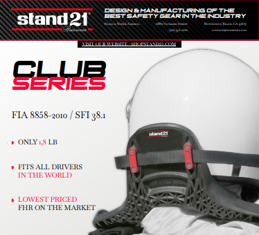 FHR® Club 1 Series - FIA + SFI 38.1