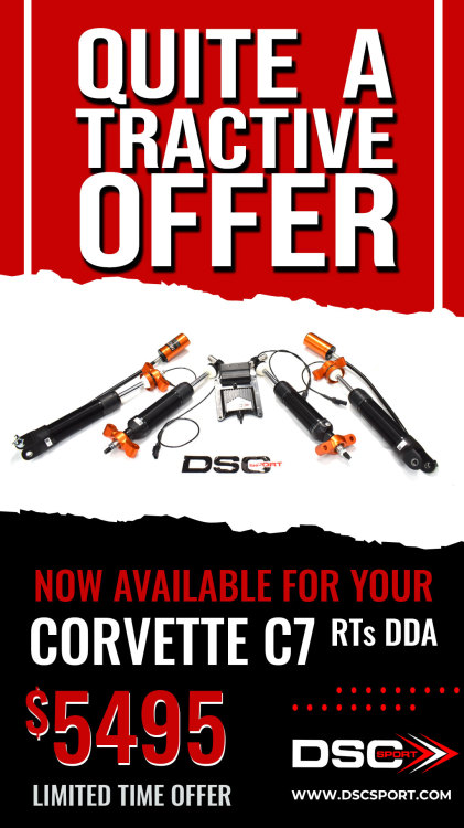 DSC Sport/Tractive RTs Active Suspension for Corvette C7