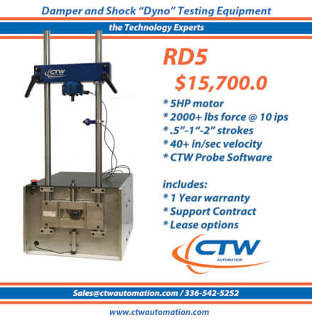 Damper and Shock dyno - crank type