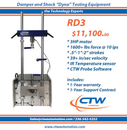 Damper and Shock dyno - crank type