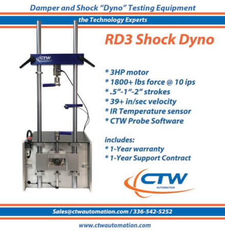 the RD3 - 3HP Shock Dyno
