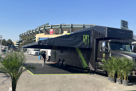 Transport Trailer Awnings and Canopy Systems