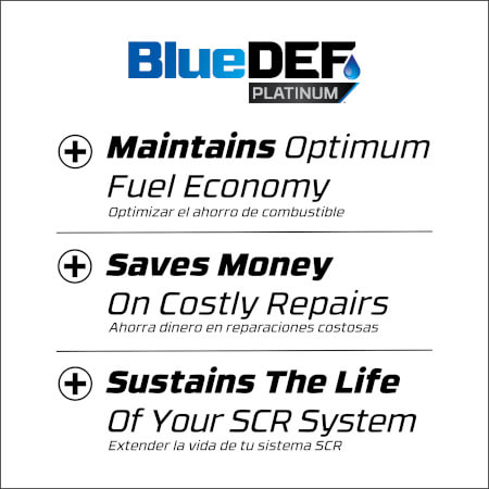 BlueDEF Platinum™ Diesel Exhaust Fluid