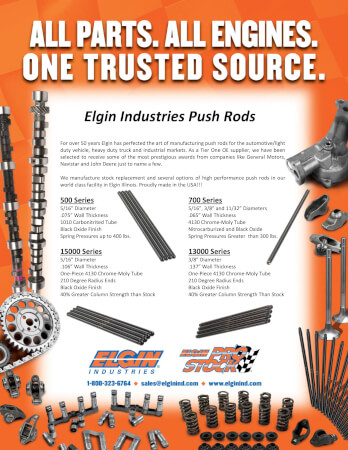 Elgin Push Rods : Made in the USA