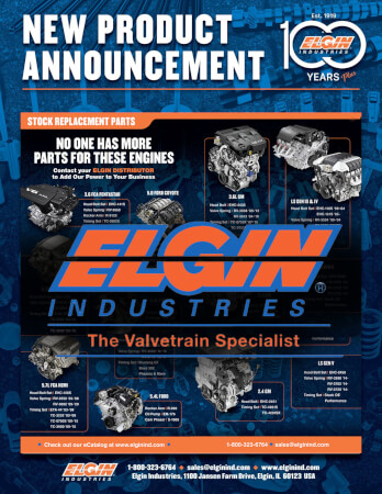 Elgin Engine Valvetrain : High Demand Domestic