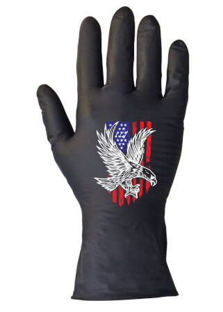Pre-Printed Nitrile Glove Designs
