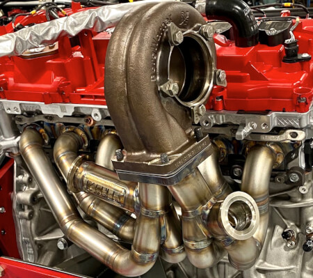 2021 Toyota Supra Top Mount Twin Scroll EWG Turbo Manifold