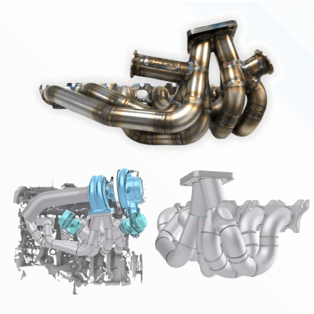 2021 Toyota Supra Top Mount Twin Scroll EWG Turbo Manifold