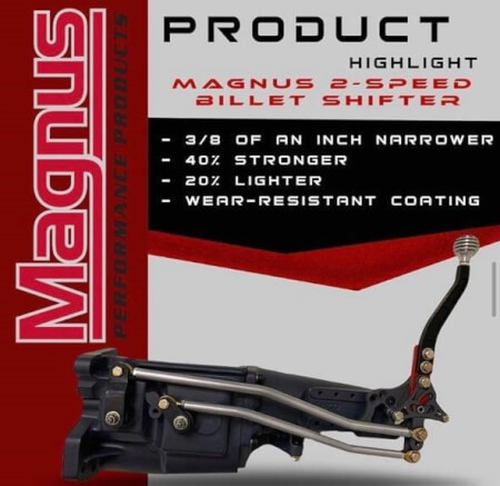 Magnus 2-Speed BIllet Shifter