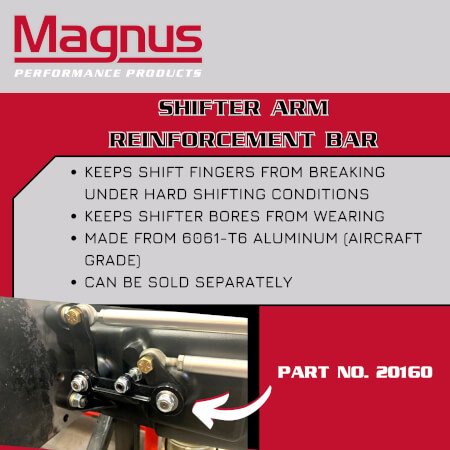 Magnus Shifter Arm Reinforcement Bar