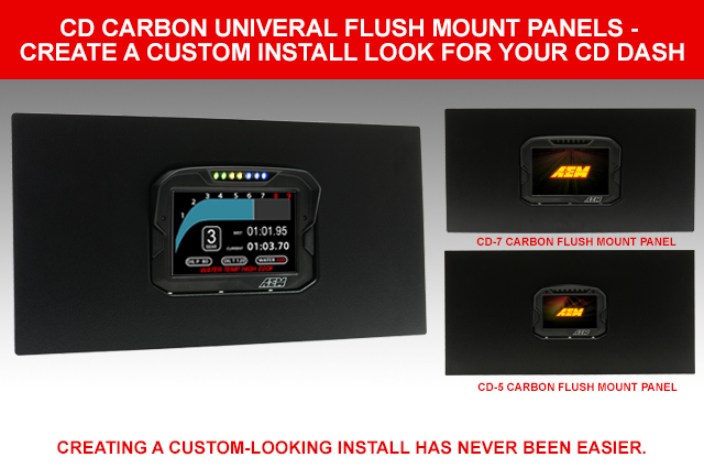 CD Carbon Dash Universal Flush Mount Panels